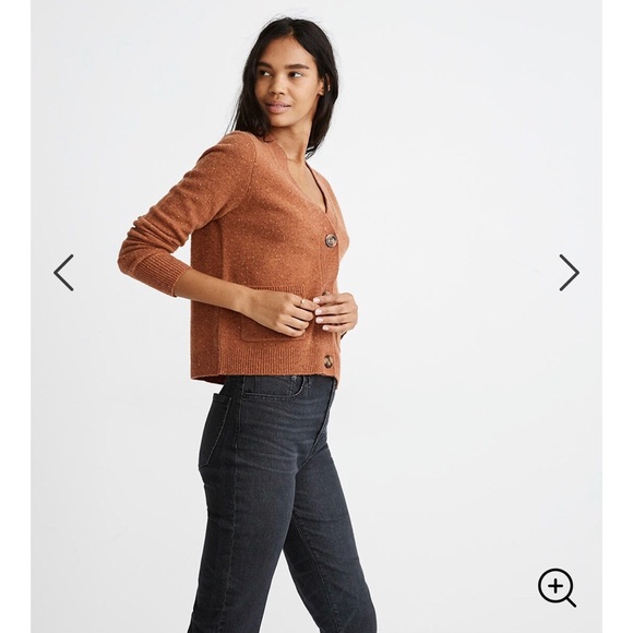 Madewell Sweaters - NWT Shrunken Cardigan Sweater SMALL